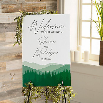 Personalized Mountain Welcome Sign | Oriental Trading Company