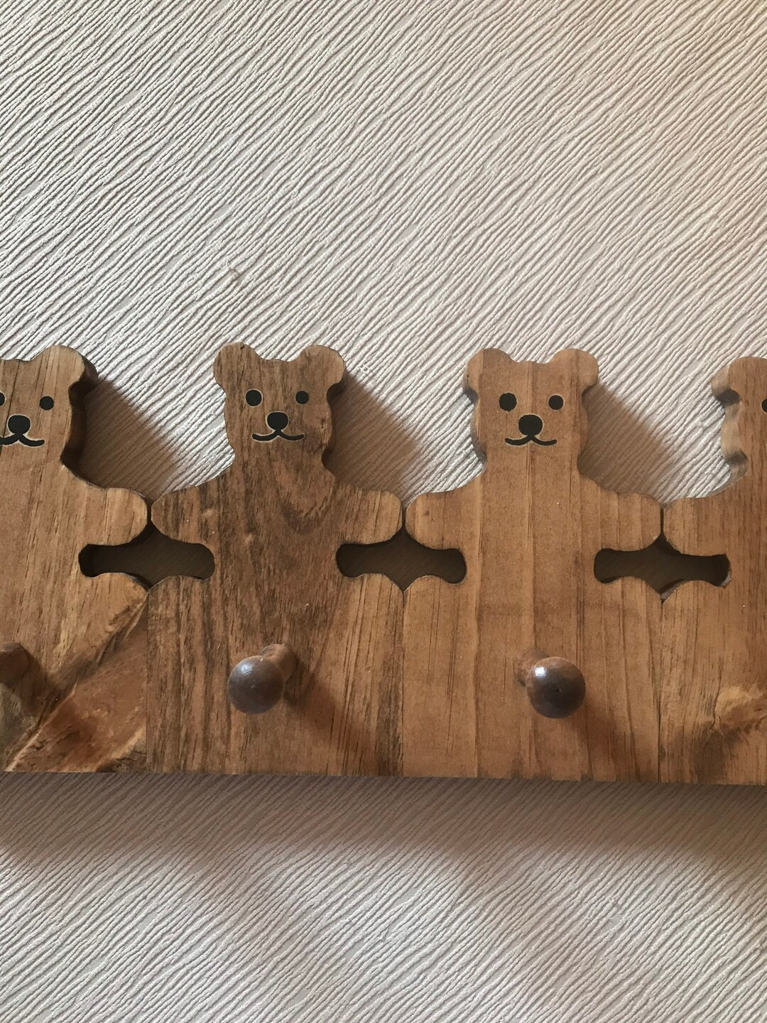 Teddy Bears Kids Bedroom Coat Rack Hanger Organizer custom Made to Your Order - Etsy | Etsy (US)