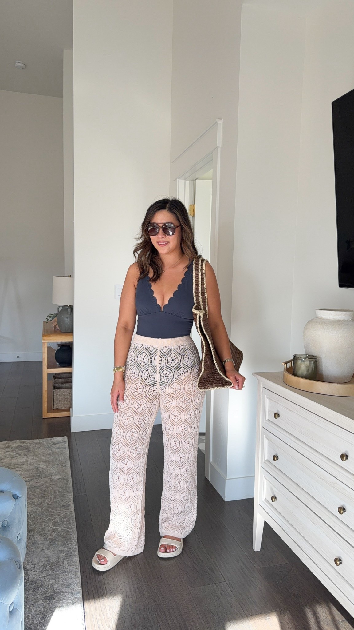 Target Tummy Control Swim Look
Scalloped Swimsuit: Medium
Coverup Pants: Medium 

target swim, swim look, tummy control one piece swimsuit, swimsuit cover ups pants, looks for less, summer outfit, resort wear, beach outfit, cruise style, mom style 

#LTKSeasonal #LTKootd