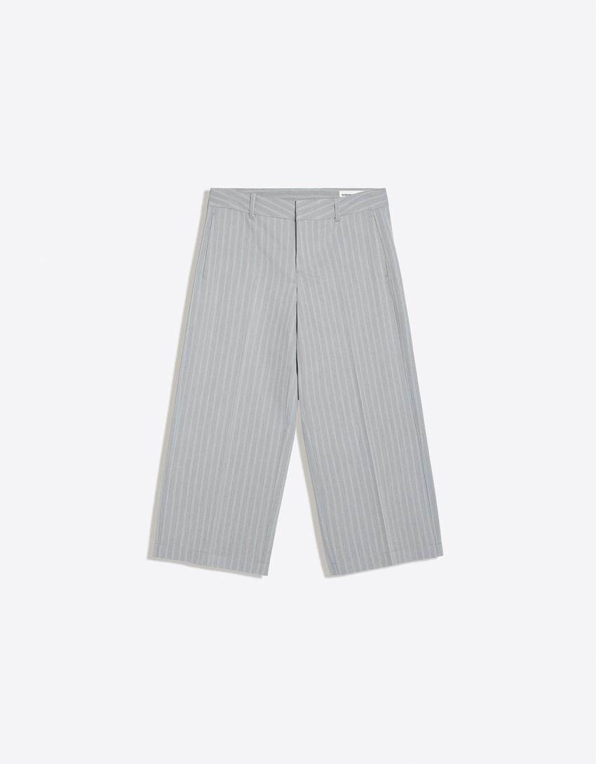 Straight-leg capris - BERSHKA LOVERS - Women | Bershka UK