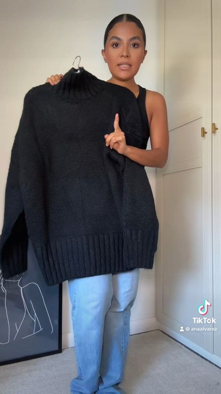 Sizing-
Sweater: Small (could’ve sized up for extra length)

#LTKfindsunder100 #LTKstyletip #LTKfindsunder50