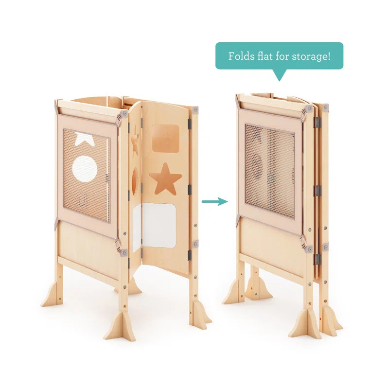 Guidecraft Classic Stool - Double With Keeper And Non-Slip Mat | Wayfair North America