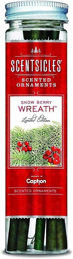 Scentsicles Scented Christmas Ornaments for Christmas Tree, Natural Holiday Air Freshener (Christ... | Amazon (US)
