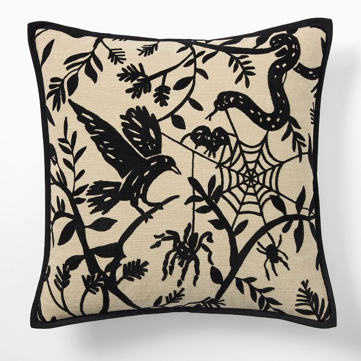 Spooky Toile Pillow Cover | West Elm (US)