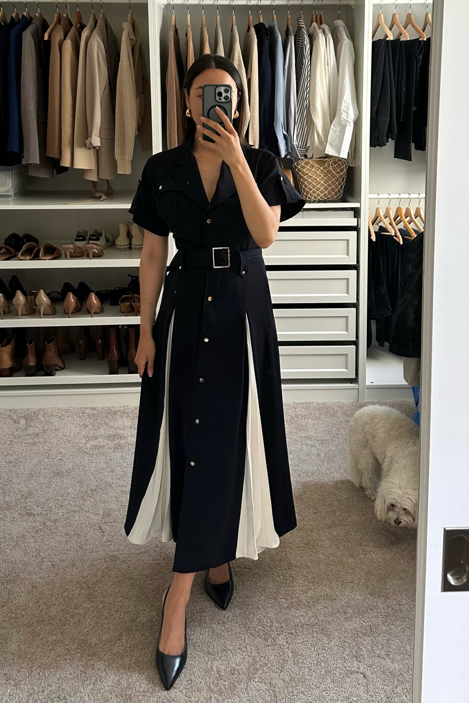 Work dress outfit for a New York conference 🖤

• Karen millen dress - xs 
• slingbacks 

Smart casual / business casual /work dress 


#LTKworkwear #LTKstyletip