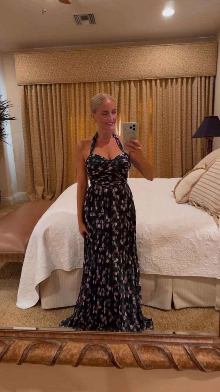 Fall wedding guest dress or formal dress.