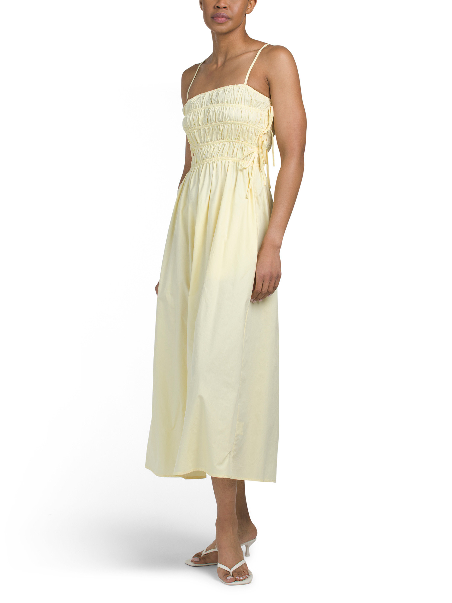 Sleeveless Ruched Top Maxi Dress | TJ Maxx