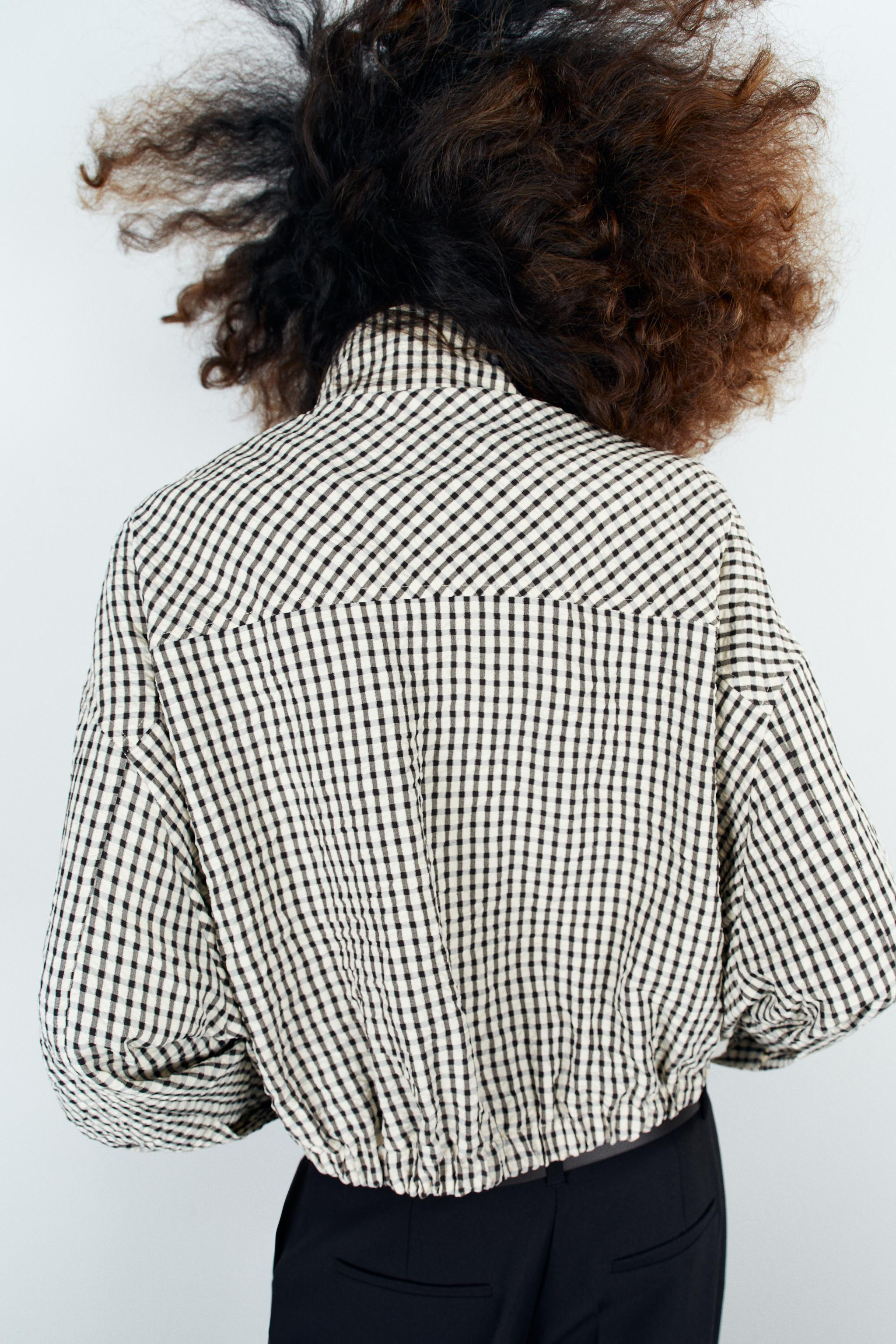 PLAID BOMBER JACKET | Zara US