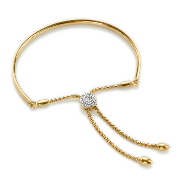Fiji Diamond Toggle Bracelet | Monica Vinader (US)