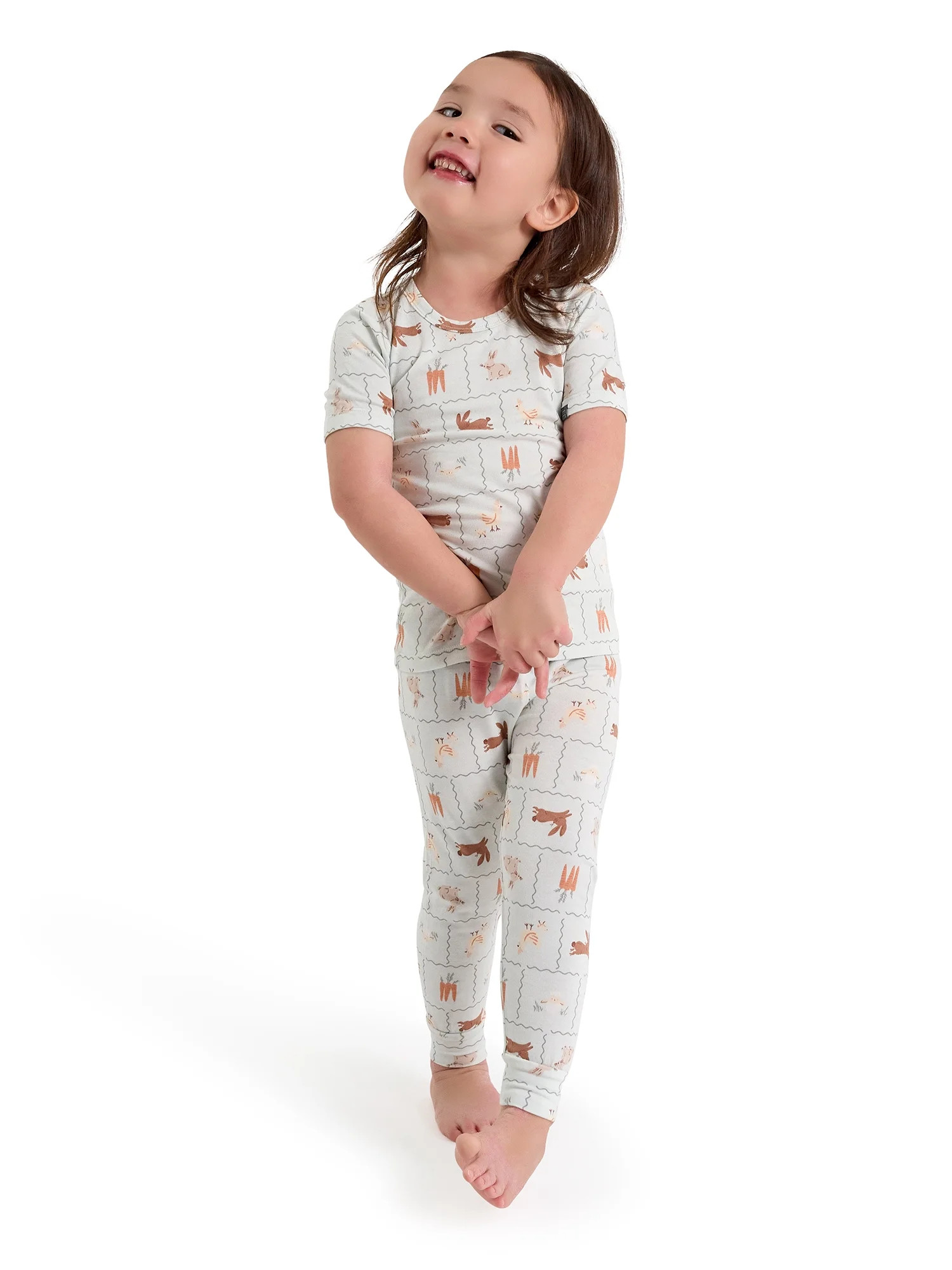 Modern Moments by Gerber Toddler Neutral Super Soft Easter Pajama Set, 2-Piece, Sizes 12M-5T | Walmart (US)