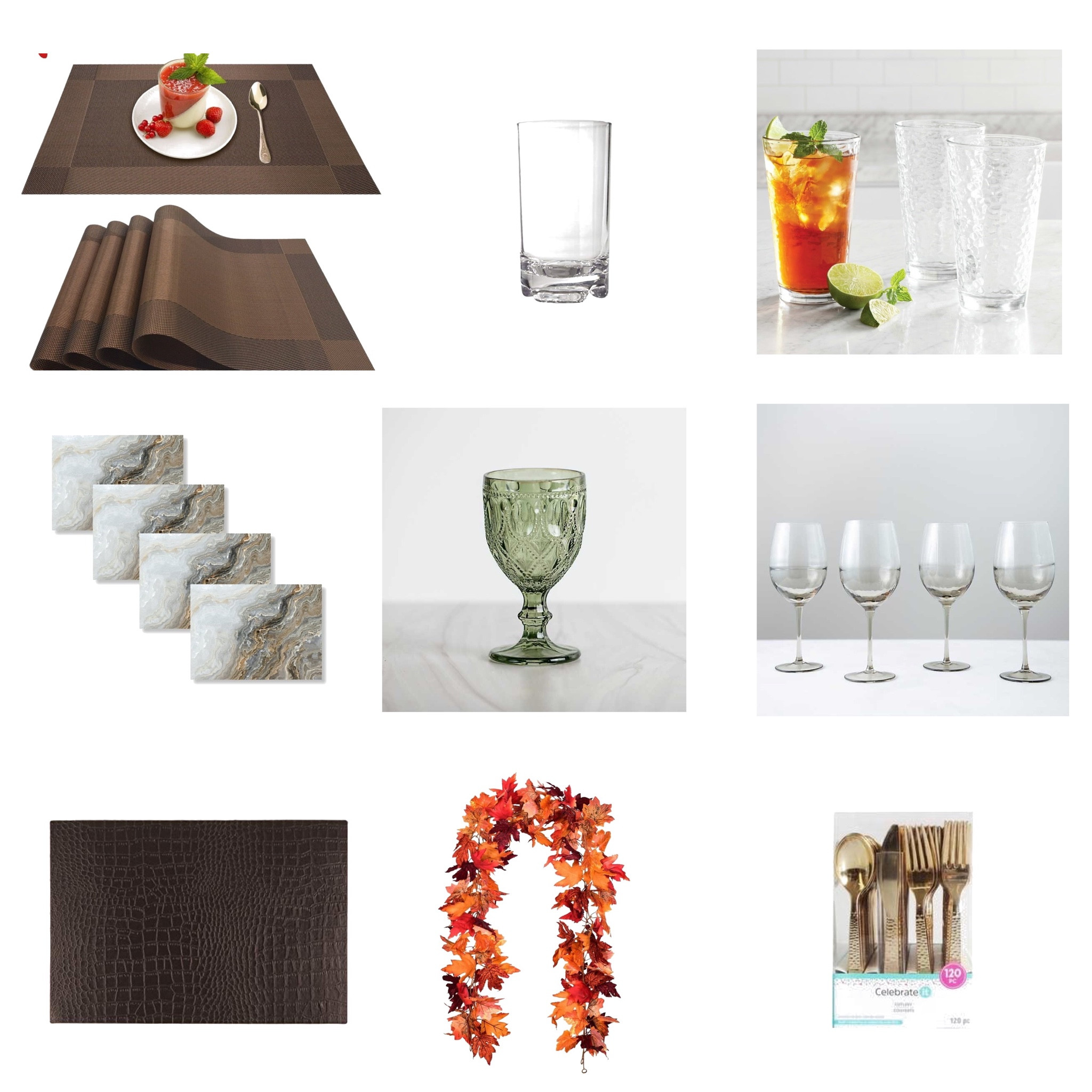 Linked some tablescape pieces, glasses and placemats like mine. 
Happy Shopping!

#LTKhome #LTKunder50