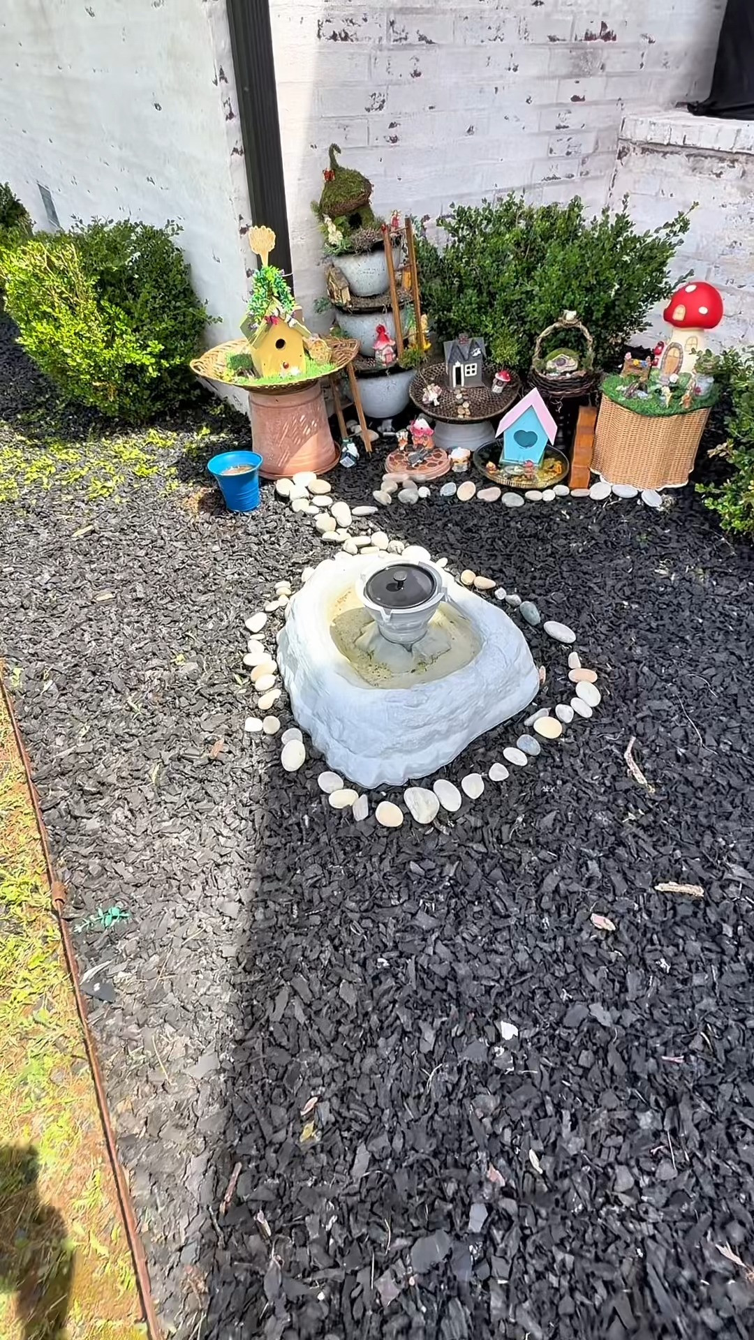 Bernini Roccia Cordless Shallow Pond Fountain, Outdoor fountain, home decor for spring and summer, home aesthetic decoration 

 #LTKvlog #LTKSeasonal #LTKHome