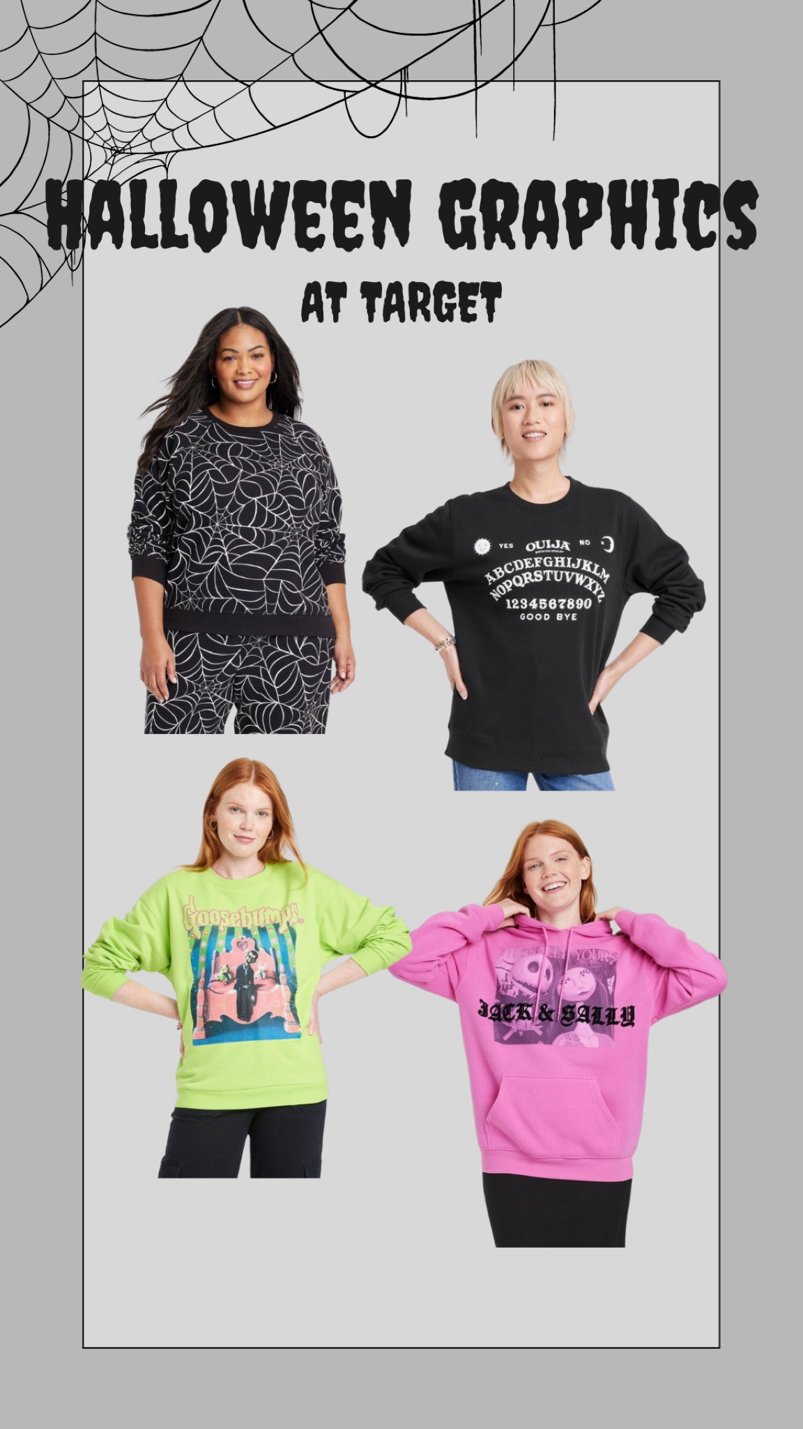 Halloween graphic sweatshirts 🎃👻💀🕷️🕸️

#LTKSeasonal #LTKFind #LTKunder50