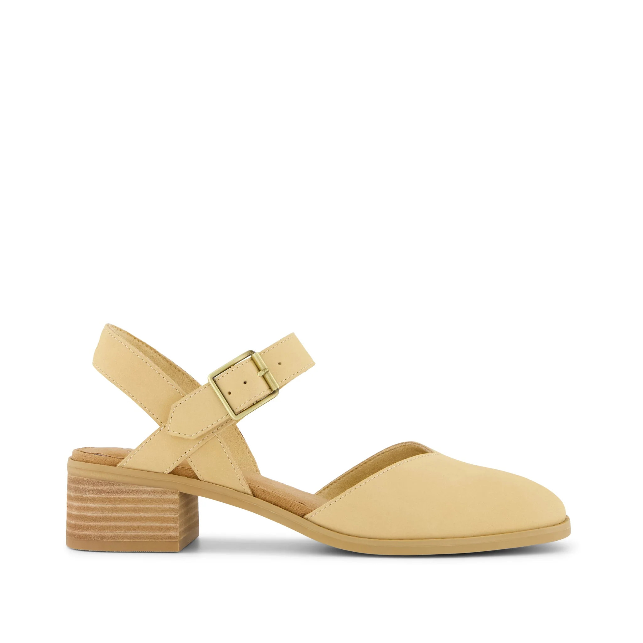 Womens Jaclyn Heel Light Caramel Nubuck Leather | Toms EMEA