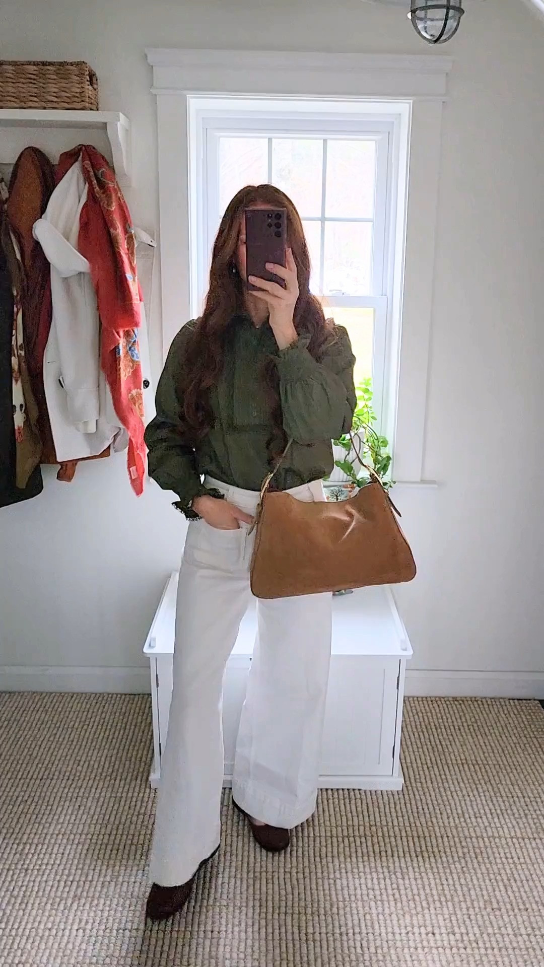 Love this green + cream combo 💚🤍 feels fresh, classic, and so easy to wear.
A simple blouse and wide-leg denim — comfortable but still put together.
Linked everything + similar styles.

#green #stpattysday
#ltkstyle #ltkit #ltkfashion #ltkfinds #everydaystyle #effortlessstyle #classicstyle #casualchic #greenoutfit #neutralstyle #widelegjeans #denimoutfit #simpleoutfit #elevatedbasics #timelessstyle #wardrobestaples #over40style #over50style #midlifefashion #outfitinspo #ootd #ltkunder100 

 #LTKdayinmylife #LTKgrwm #LTKootd