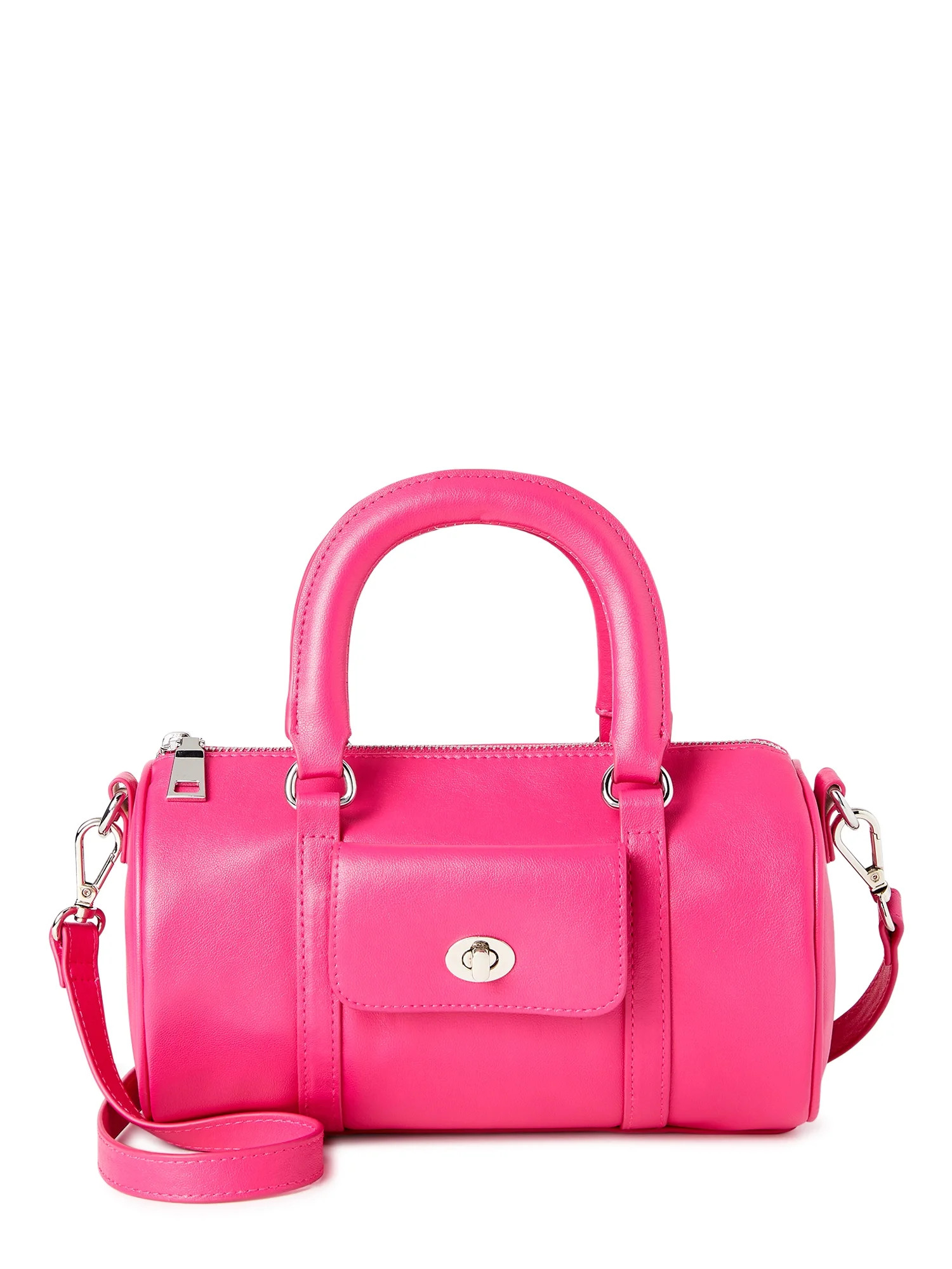 No Boundaries Women's Contemporary Bowler Barrel Bag | Walmart (US)