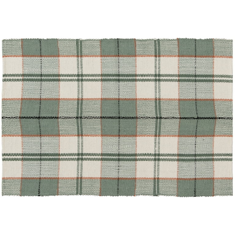 Way to Celebrate 24" x 36" Sage Outdoor Layering Rug | Walmart (US)