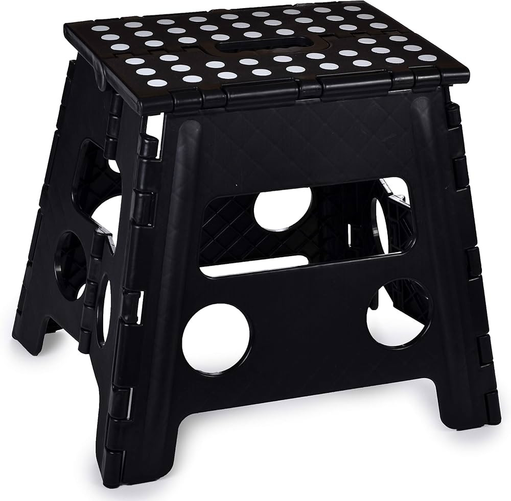 Folding Step Stool, 13 Inch - The Anti-Skid Step Stool is Sturdy to Support Adults and Safe Enoug... | Amazon (US)