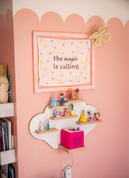 Disney Princess Girls Bedroom decor and shelf for Tonie box! 

#LTKkids #LTKtravel #LTKhome