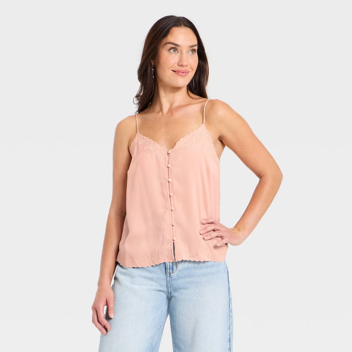 Women's Cutwork Cami - Universal Thread™ | Target