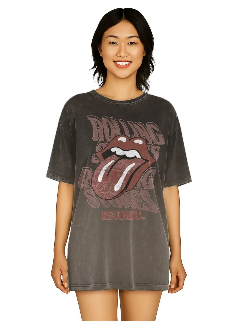 Rolling Stones Women's Oversized Sleep Shirt, Sizes XS-3X | Walmart (US)
