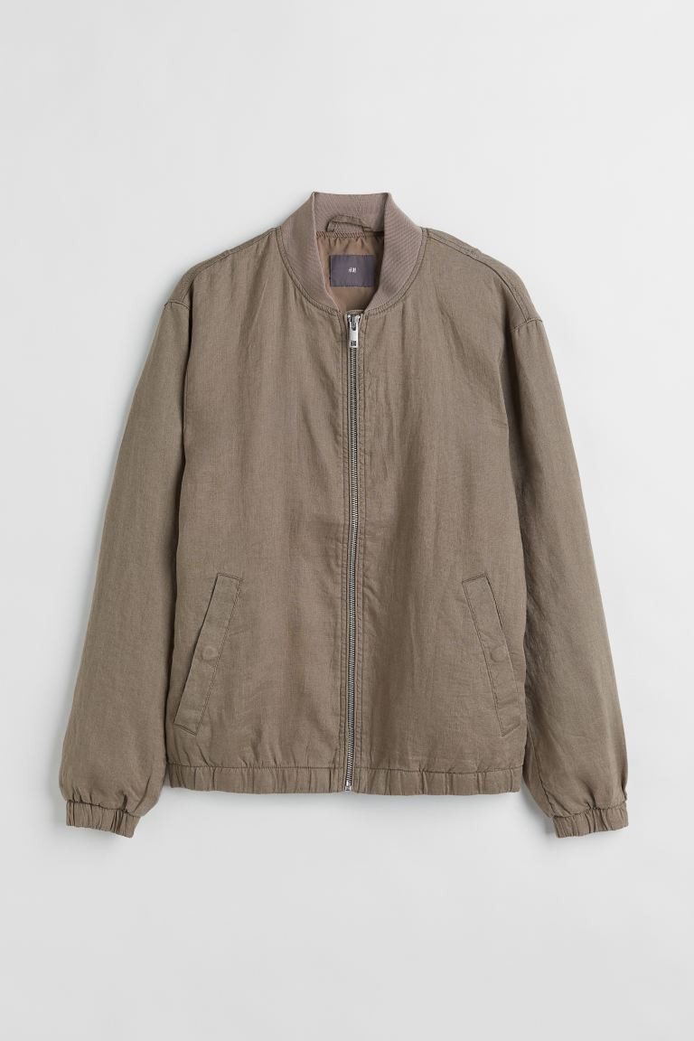 Linen Bomber Jacket | H&M (US + CA)