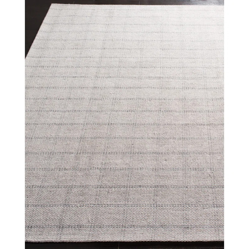 Lauren Ralph Lauren Tamworth Check Hand Woven, 80% Viscose, 20% Wool, Charcoal Area Rug | Wayfair North America