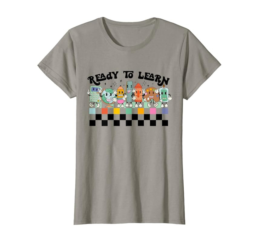Groovy Retro Teacher Life Daisy Hippy Be Kind Back To School T-Shirt | Amazon (US)