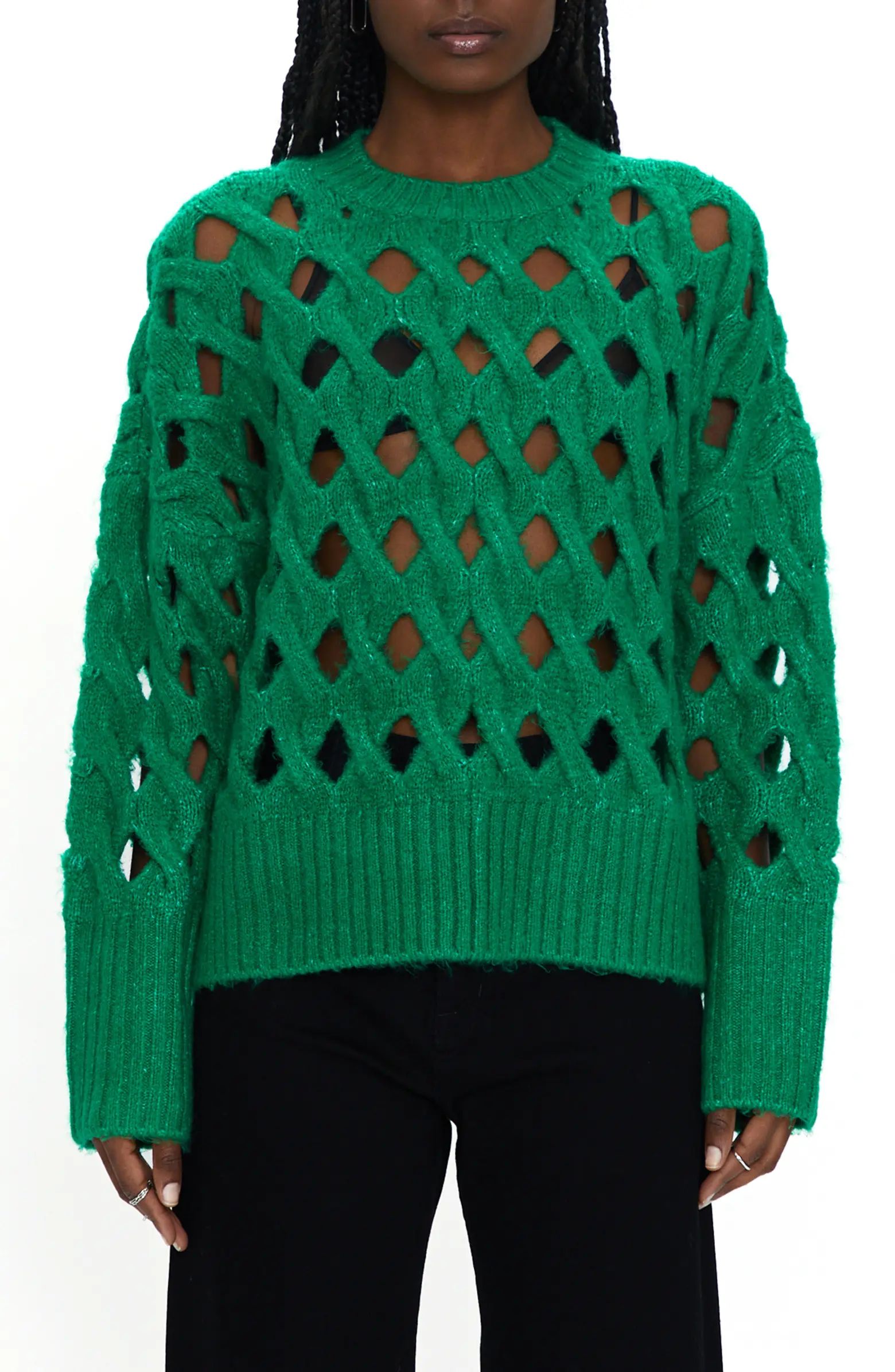 Darya Open Stitch Sweater | Nordstrom