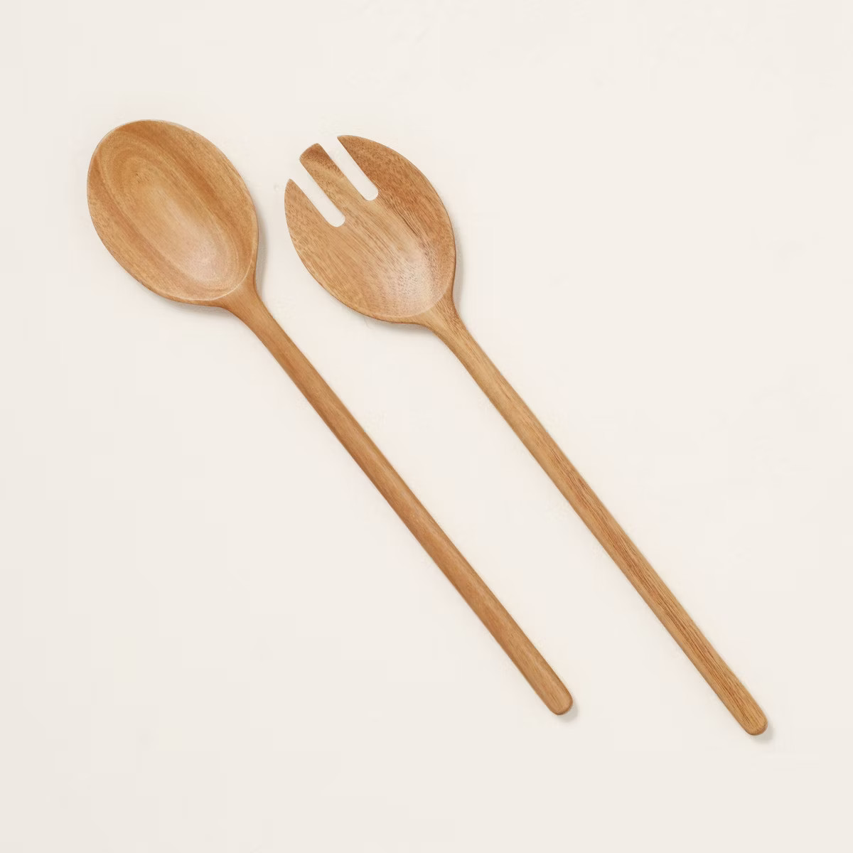 Wood Salad Claws - Hearth & Hand™ with Magnolia: Acacia Serving Fork & Spoon Set | Target