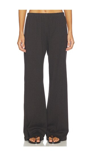 LESET Nando Lounge Pant in Chocolate. - size M | Revolve Clothing (Global)