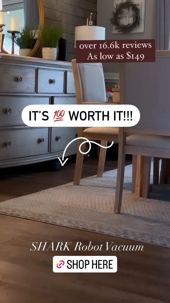 Shark AV753 ION Robot Vacuum, Tri-Brush System, Wifi Connected, 120 Min Runtime, Works with Alexa, Multi Surface Cleaning, 

OVER 16.6K reviews  as low as $149

Amazon home, gift ideas, shark, sale, cleaning, home finds, home must haves, amazon finds, Amazon best sellers, amazon top sellers

#LTKGiftGuide #LTKhome #LTKsalealert