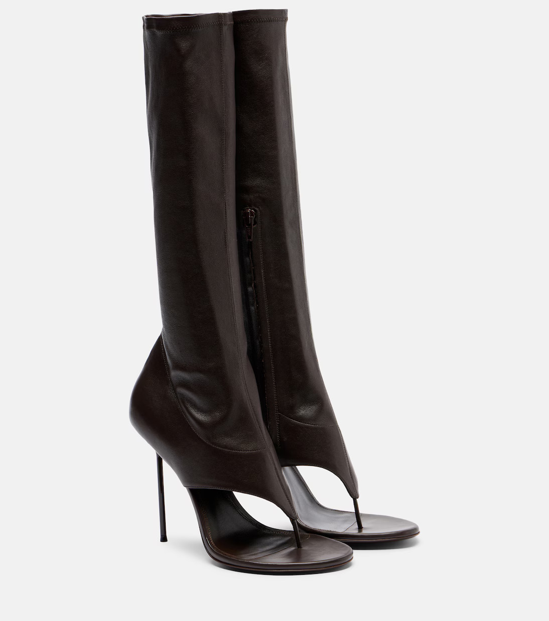 Lidia 105 leather knee-high boots | Mytheresa (INTL)