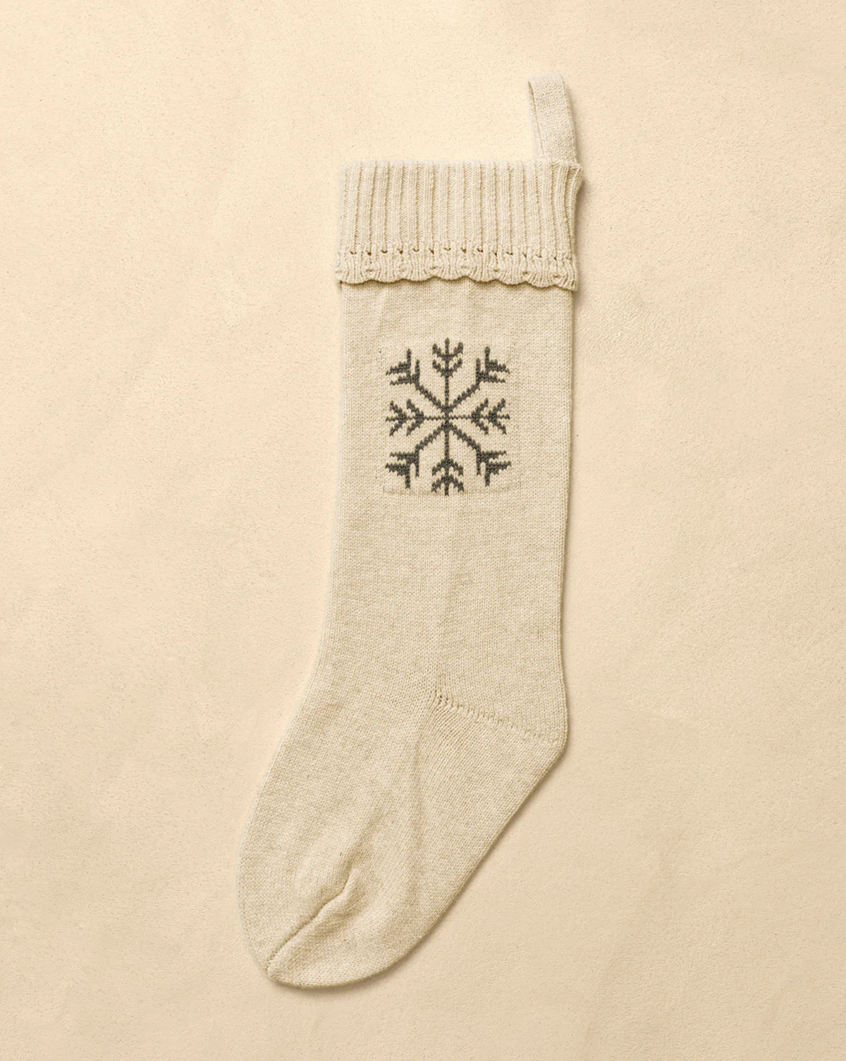 Bella Scalloped Stocking with Snowflake | McGee & Co. (US)