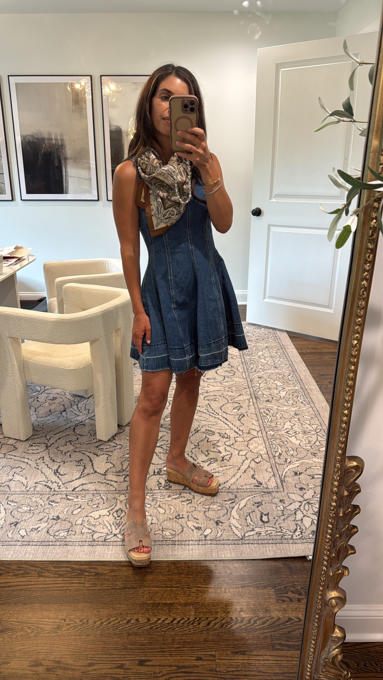 This denim dress #amazonfashion 

 #LTKootd #LTKTravel