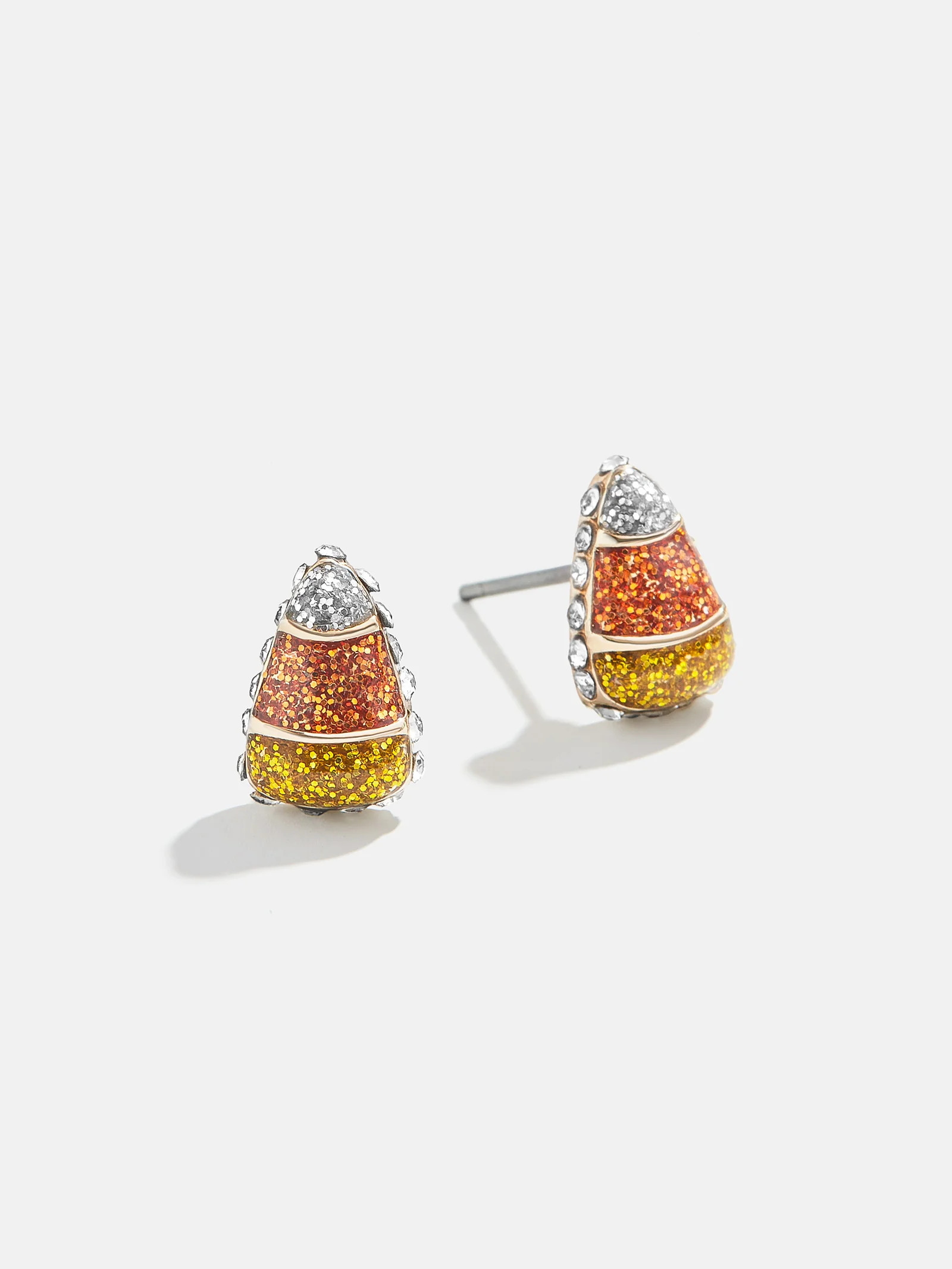 All Treats, No Tricks Earrings - Candy Corn Studs | BaubleBar (US)