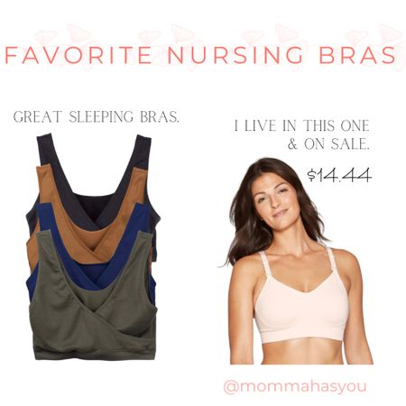 Nursing bras / sleeping bra / maternity / new mom essentials / newborn items / mommy must have / baby shower gift idea / best gifts / i wear a medium in the target bra. Normal bra size 34G.

#LTKbump #LTKbaby #LTKkids