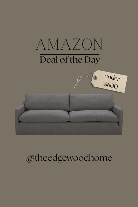 Living room ideas, basement ideas, gray couch, amber interiors inspired, moody living room, moody home, neutral living room, couch, deal of the day, furniture sale 

#LTKsalealert #LTKhome #LTKFind