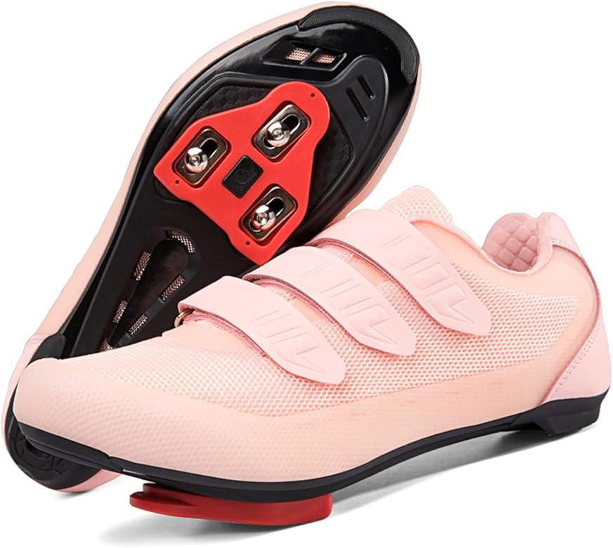 Mens Womens Indoor Cycling Shoes Compatible with Peloton Bike Shoes Cycling Shoes with Delta Clea... | Amazon (US)