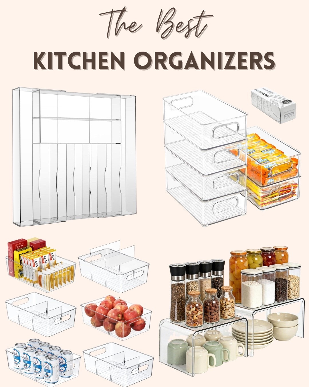 The best acrylic kitchen organizers! 

#LTKmomlife #LTKHome #LTKSpringSale