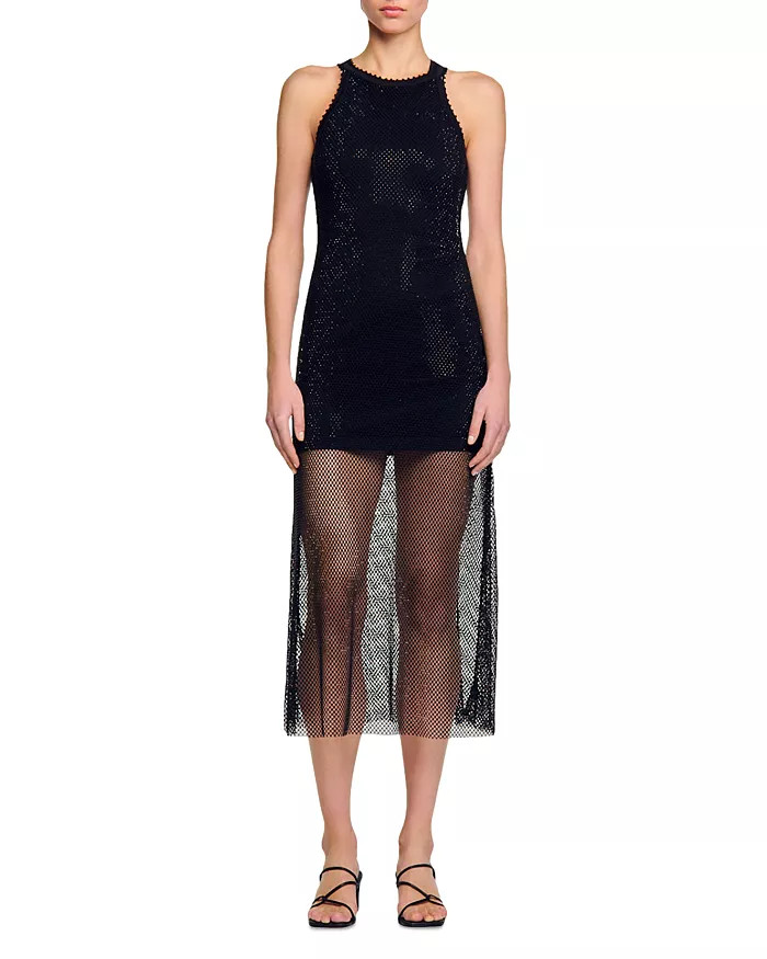 Sandro Hollywood Mesh Dress Back to results -  Women - Bloomingdale's | Bloomingdale's (US)