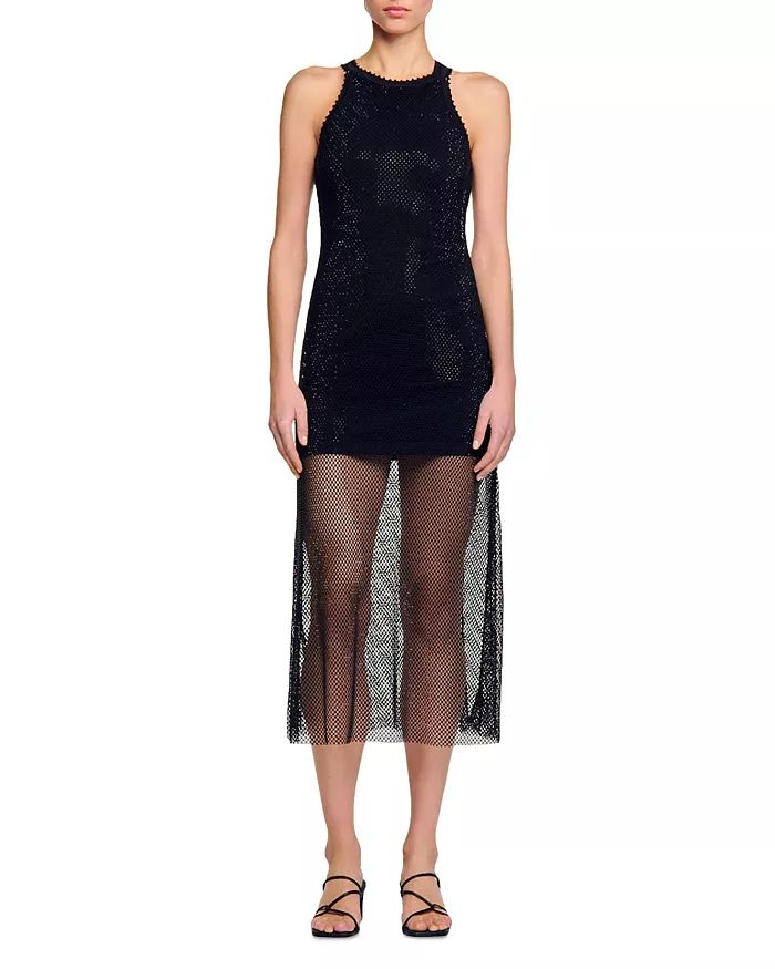 Sandro Hollywood Mesh Dress Back to results -  Women - Bloomingdale's | Bloomingdale's (US)