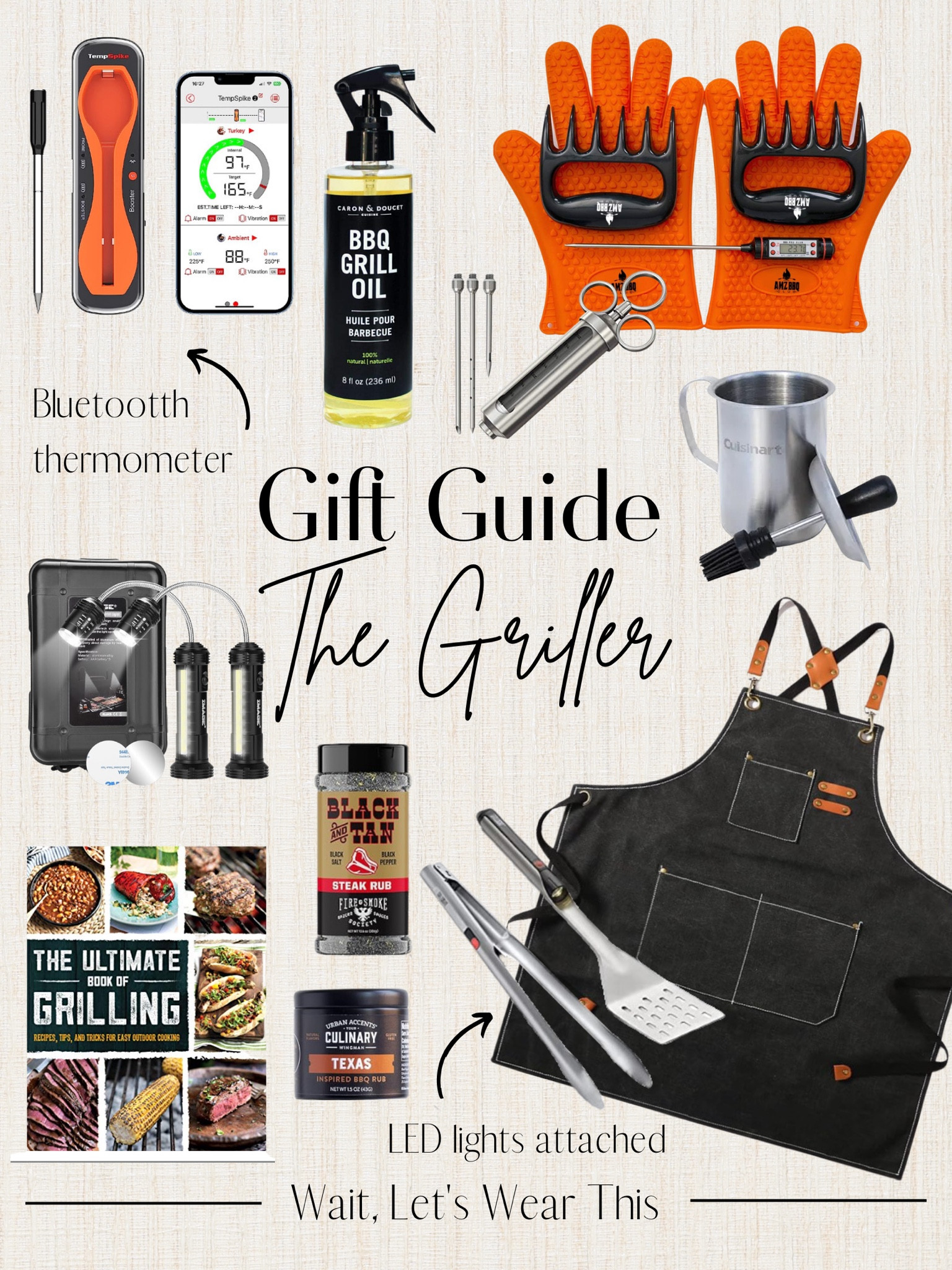 Gift Guide for the griller🎁 

Gifts for him, Christmas gifts, gift ideas for cooks and grillers , Gift Guide for Him✨ perfect for your partner, husband, boyfriend, dad, father-in-law, brother, friends ✨

Christmas gift ideas/ Christmas gift inspo 
Men’s gifts, men’s gift ideas, Christmas gift guide 

#LTKGiftGuide
