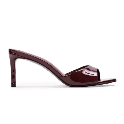 BLACK SUEDE STUDIO Freddie 65 Patent Mule in Ruby Patent Leather at Nordstrom, Size 35 | Nordstrom