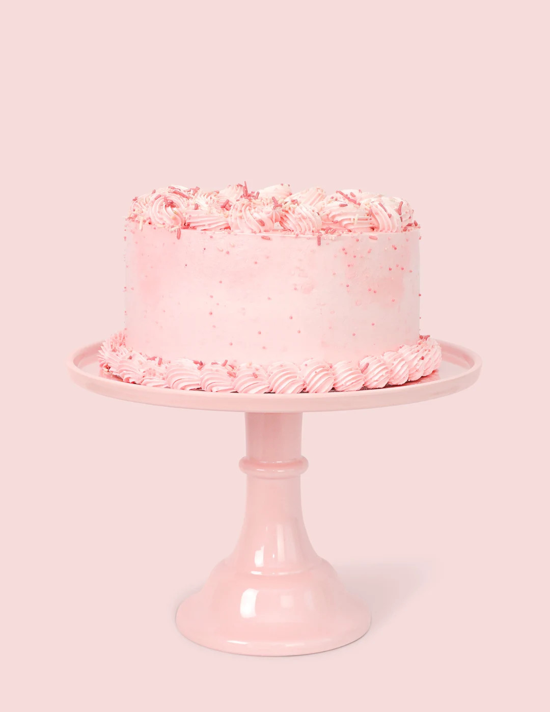 NEW COLOR! Peony Pink Melamine Cake Stand | Light Pink Cake Stand | Party Dessert Pedestal| Moder... | Etsy (US)