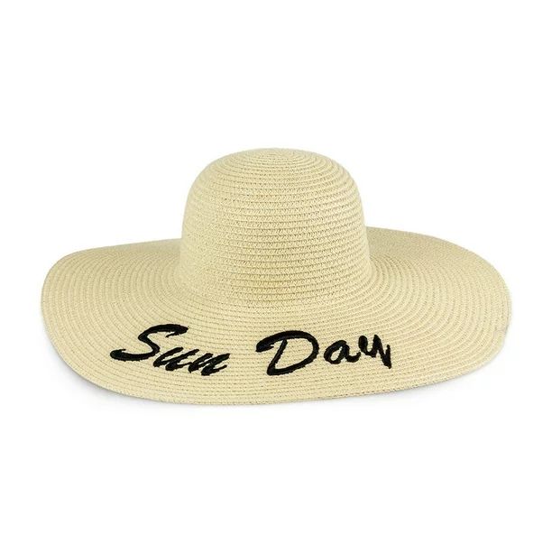 Magid Women'S Straw Floppy Hat-Sun Day | Walmart (US)