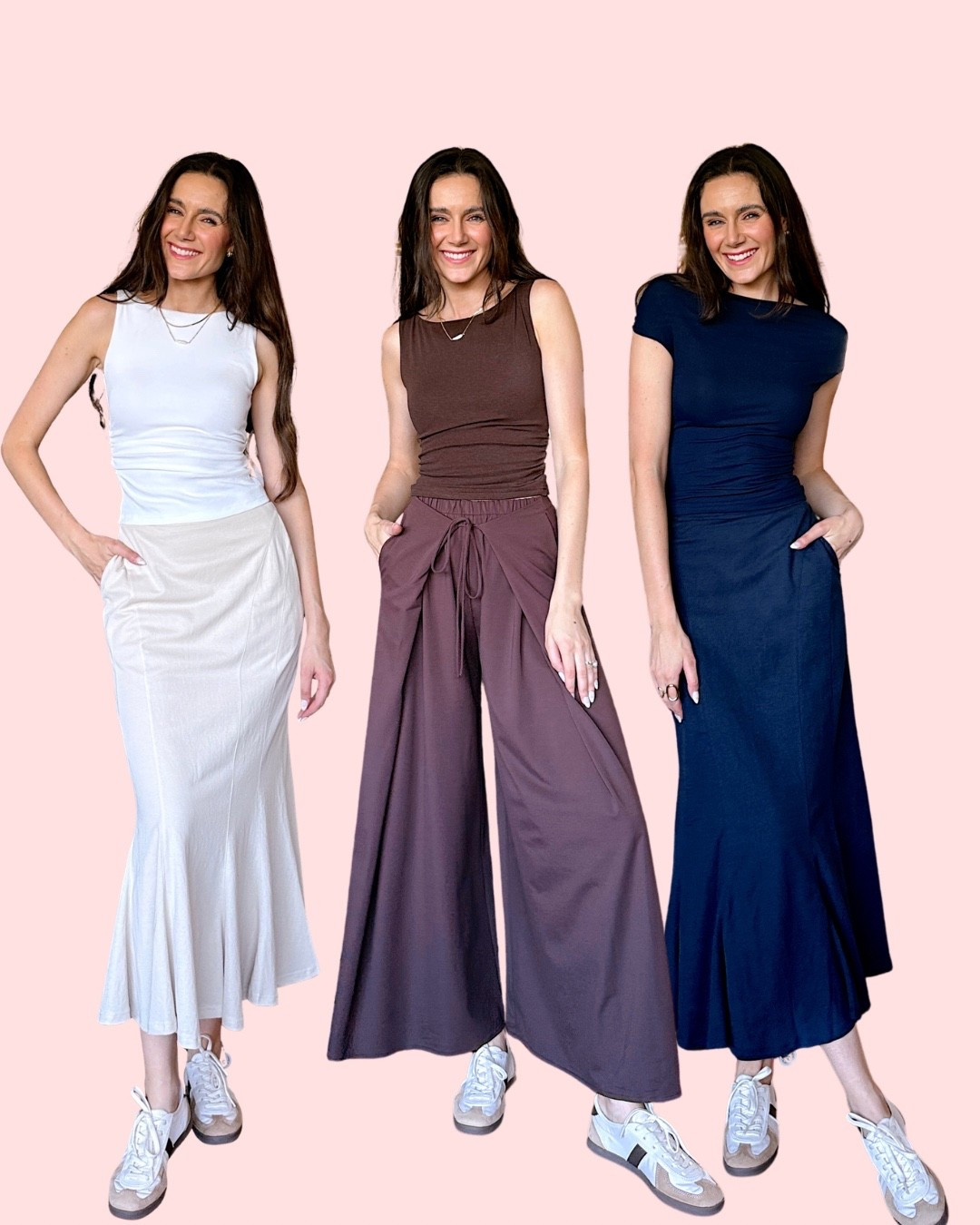 Spring capsule wardrobe!

Wearing XS in everything.

Secret discount code: Alyssa18