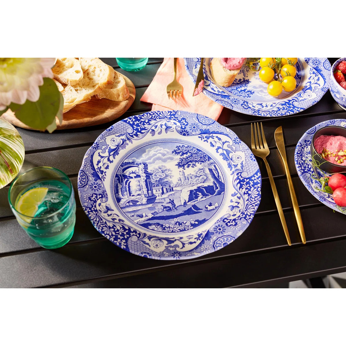 Spode Blue Italian 5-Pc Place Setting | Wayfair North America