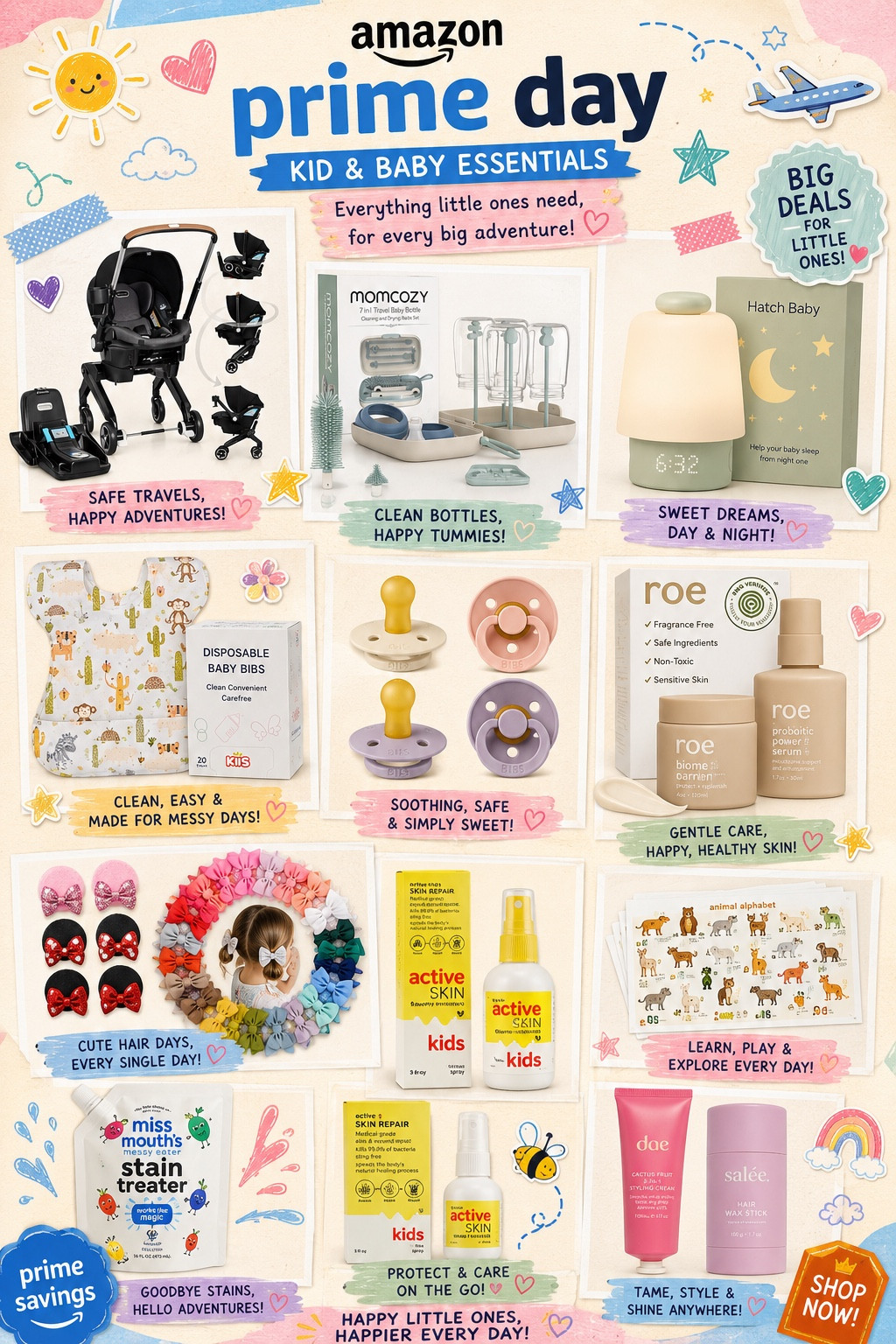 Kids and baby prime day picks 
@roewellness @Hatch @momcozy @activeskin @bibs

#LTKKids #LTKBaby #LTKSaleAlert