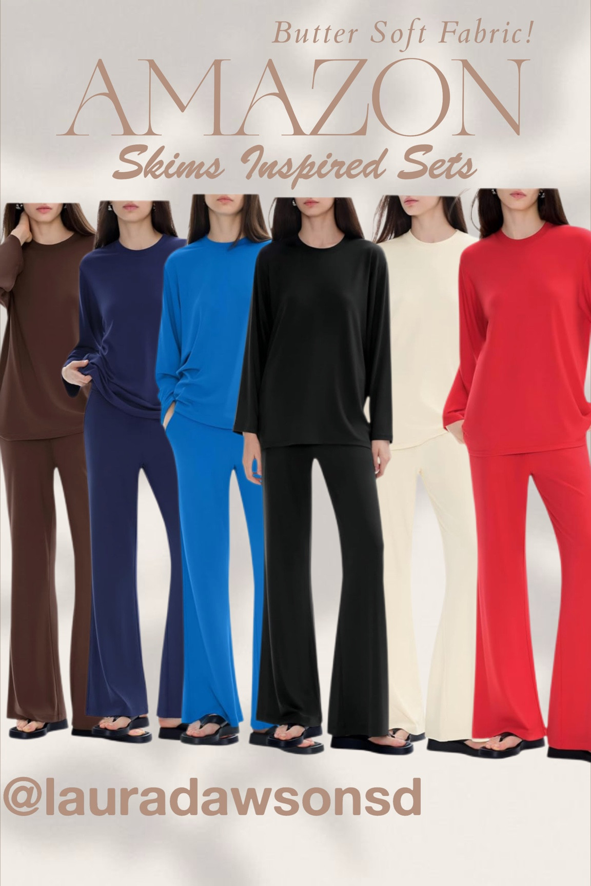 My Favorite Skims Inspired Sets! Butter Soft, and comes in multiple colors. I ordered in size Small. 

#LTKFindsUnder50 #LTKStyleTip #LTKSeasonal